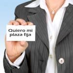 reclama plaza fija interinos
