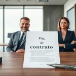 Documento de fin de contrato para formalizar un acuerdo