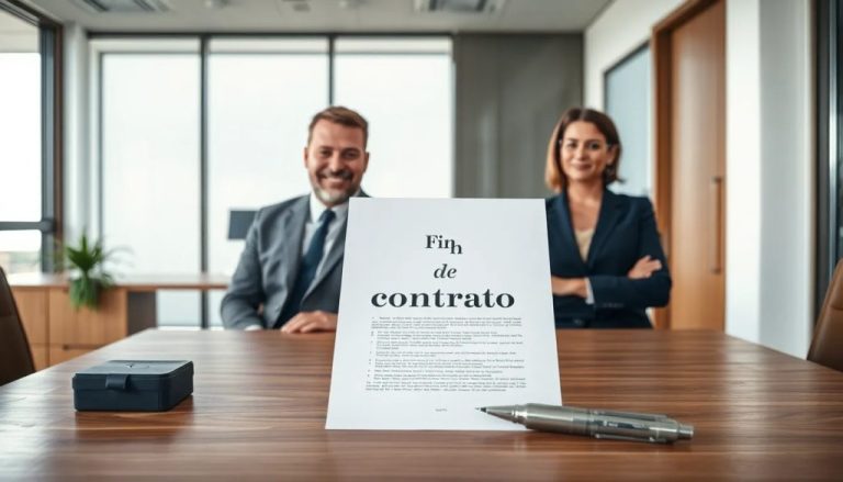 Documento de fin de contrato para formalizar un acuerdo