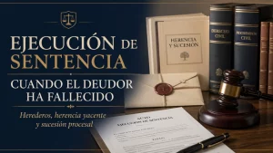 Ejecución de la sentencia cuando el deudor ha fallecido