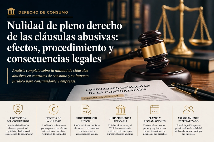 Nulidad de cláusulas abusivas Nulidad de cláusulas abusivas